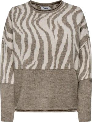 Pullover mit Rundhalsausschnitt Damen Only Jade Animal