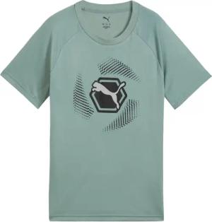 Puma - Active Sports Graphic Poly T-Shirt Kinder green moon