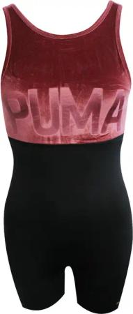 Puma Active Training Womens Velvet Unitard Drycell Onepiece Black 516565 02 RW43