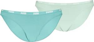 PUMA Bikinislip Bikini Slips (2-St., 2 Stück) mit Umlaufenden Markenlogo am Bund
