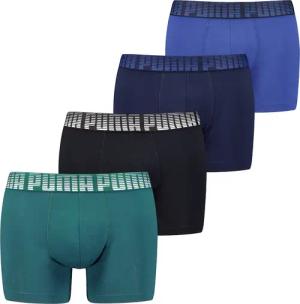 PUMA Boxershorts 4er Pack, ohne Eingriff, mit Logobund, elastisch