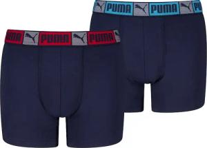 PUMA Boxershorts "PUMA BOYS LOGO BLOCK ELASTIC BOXERS" 2er Pack