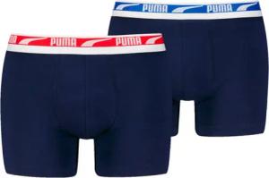 PUMA Boxershorts PUMA MEN EVERYDAY MULTI LOGO BOXERS 2P (2er Pack) Komfortabler Logobund
