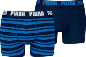 PUMA Boxershorts "PUMA MEN EVERYDAY PLACED LOGO BOXERS 2P" Packung, 2er Pack, mit Logo Webbund
