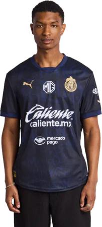 Puma Chivas Guadalajara Away 25-26 Herren Trikots/Replikate - Blau - Größe S - Poly Jersey