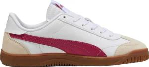 Puma - "Club 5v5" Sneaker für Damen, Leder (Weiß/Rot)
