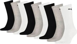 PUMA Crew-Socken Unisex Schwarz/Grau/Weiss (6er-Pack)