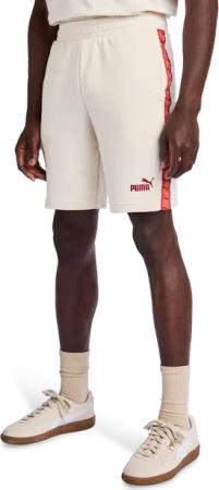 Puma Essentials+ Tape Herren Kurze Hosen - Weiß - Größe M - Baumwoll-Frottee
