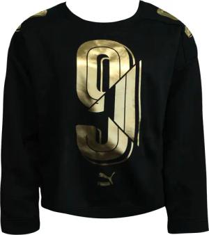 Puma Evo Nummer 9 Womens Pullover Sweatshirt Pulloper Black 570383 01 A65B