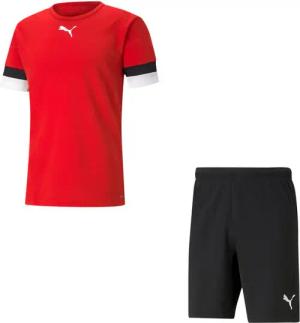 PUMA Fußballtrikot Puma Kinder Set Trikot+Hose teamRISE Jersey Jr 704938+704943