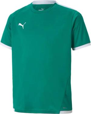 PUMA Fußballtrikot TEAMLIGA JERSEY JR Regular Fit, für Fußballtraining und Wettkampf, mit Mesh-Elementen