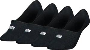 PUMA Füßlinge "PUMA WOMEN MESH FOOTIE 4P ECOM" 4 Paar, Logo vorn, unsichtbar in Sneakern