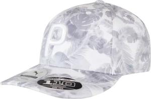 Puma Golf P110 Blumenmuster Snapback Grau Unisex Flex Fit Cap 023066 01