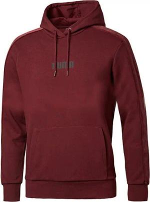 Puma Grafiklogo Langarm Pullover Burgund Herren Velvet Hoodie 844462 02