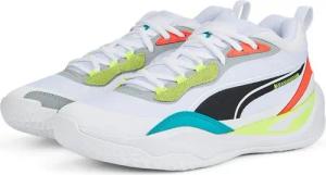 PUMA Hallen-Indoorschuhe Playmaker Pro weiss/bunt Herren Badmintonschuh