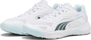 PUMA Hallen-Indoorschuhe Solarstrike II weiss/grau/hellblau Herren Badmintonschuh