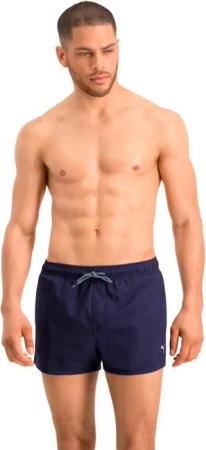 PUMA Herren Badehose Badeshorts Logo Short Length Swim Shorts