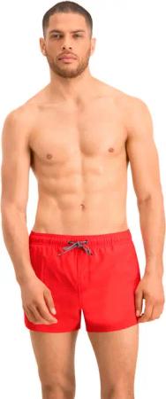 PUMA Herren Badehose Badeshorts Logo Short Length Swim Shorts