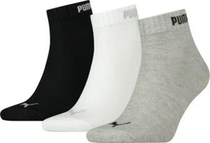PUMA Herren Damen Unisex QUARTER SOCKEN CLYDE 3er Pack