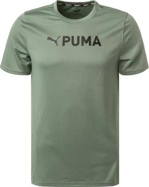 PUMA Herren T-Shirt grün Mikrofaser/Funktion unifarben