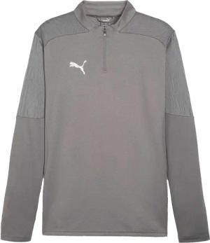 Puma Herren TeamFinal Quarter Zip Trainingspullover (Grau)