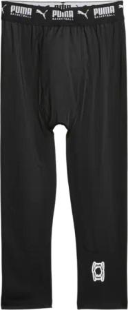 Puma Hoops Team 3/4 Tights Underwear Tight Schwarz
