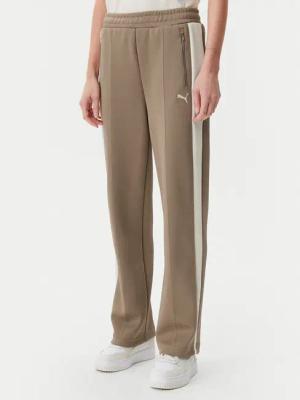 Puma Jogginghose T7 Always On 629797 Braun Straight Fit