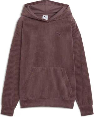 PUMA Kapuzensweatshirt "ESS ELEVATED COMFORT VELOUR RIB HOODIE", mit Kängurutasche, sportlicher Stil