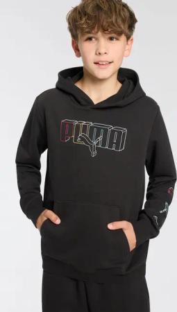 PUMA Kapuzensweatshirt "ESS LOGO LAB EXECUTION HOODIE TR B", mit Print-Applikation, mit Kängurutasche, mit Kapuze