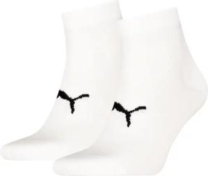 PUMA Kurzsocken "PUMA UNISEX SPORT LIGHT QUARTER 2P" 2 Paar, mit verstärktem Fersen- und Zehenbreich