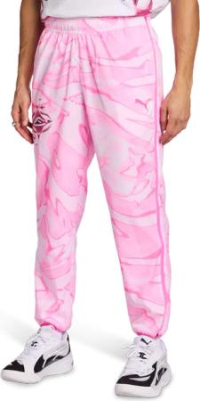 Puma LaFrance Herren Hosen - Rosa - Größe XL - Poly Woven