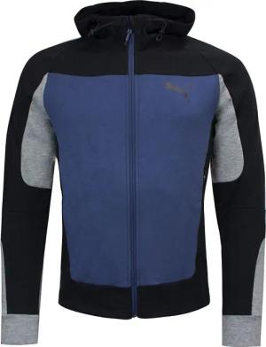 Puma Langarm Zip Up Blue Black Herren mit Kapuze -Track Jacke 582725 43