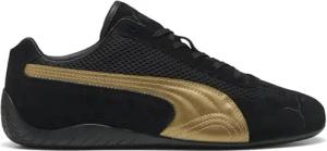 Puma Low-Top Sneaker - Puma Speedcat Premium Black Gold - Gr. 38,5 (EU) - in Schwarz - für Damen