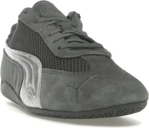 Puma Low-Top Sneaker - Puma Speedcat Premium Shadow Grey Matte Silver - Gr. 40,5 (EU) - in Silber - für Damen
