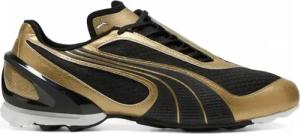 Puma Low-Top Sneaker - Puma V-S1 Metallic Pack Gold Black - Gr. 39 (EU) - in Schwarz - für Damen
