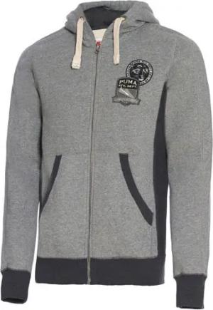 PUMA MENS VARSITY Reißverschluss durch Hoody Grey Sweat Kapuzenjacke 566954 03 P4C