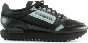 Puma Mile Rider Bright Peaks Black Textile Unisex Schnürtrainer 374113 01