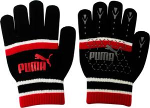 Puma No 1 Logo Cat Magic Winter Schwarz/Rot Unisex Handschuhe