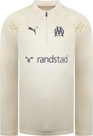 Puma Olympique Marseille Sandfarbenes Herren-Fußballoberteil