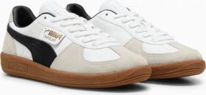 Puma Palermo Leder-Sneaker, Weiß/Schwarz