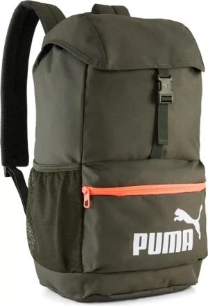 Puma Phase Hooded 20 - Rucksack 46.5 cm (dark olive-glowing red)