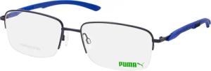 Puma PU 0339O 003, inkl. Gläser, Rechteckige Brille, Herren