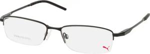 Puma PU0448O 001, inkl. Gläser, Rechteckige Brille, Herren