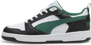 Puma Rebound v6 Low Herren Sneaker Sportschuh 392328 23 weiss schwarz grün