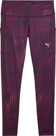 Puma - Run Favorites Velovity Fleece AOP Tights Damen midnight plum