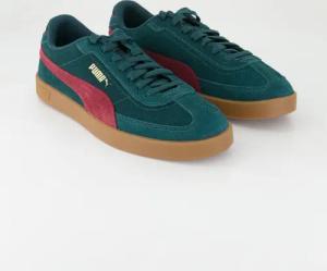 Puma Schuhe - Club II Era Suede Veloursleder (Grün, Gr. 42)