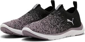 PUMA Slip-On Sneaker "SOFTRIDE REMI SLIP-ON KNIT WNS" mit SOFTFOAM+ Dämpfung, leicht profilierte Synthetiklaufsohle