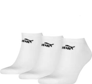 Puma - Sneaker-Socken für Herren/Damen Unisex(3er-Pack) (Weiß)