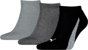 PUMA Sneakersocken "PUMA UNISEX LIFESTYLE SNEAKERS 3P" 3 Stk. tlg. Flache Zehennaht, Rippenbündchen