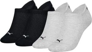 PUMA Sneakersocken PUMA WOMEN CUSHIONED SNEAKER 4P ECOM (4er-Pack) mit speziellen Ventilationszonen